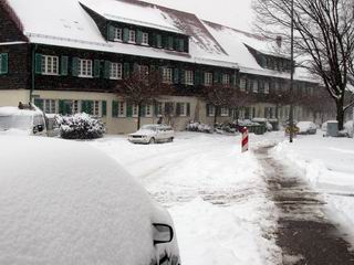 schnee in Kornwestheim